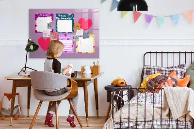 Magnetisch glazen schrijfbord met griezelig notitiethema