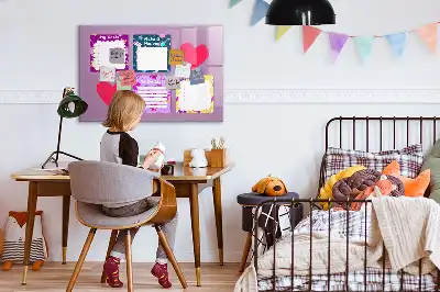 Magnetisch glazen schrijfbord met griezelig notitiethema