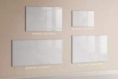 Beschrijfbaar glazen magneetbord in elegant marmer design