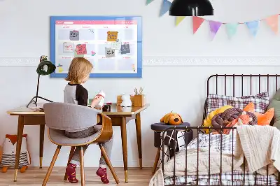 Magnetisch glazen maandplanner schrijfbord voor notities en foto's