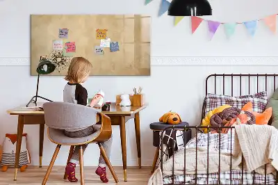 Beschrijfbaar glazen magneetbord met design