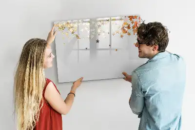 Magnetisch glazen schrijfbord met sterrenprint