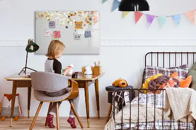 Magnetisch glazen schrijfbord met sterrenprint
