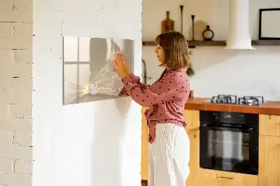 Magnetisch glazen schrijfbord uitvoering abstract licht