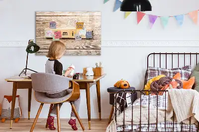 Beschrijfbaar glazen magneetbord familie tekst design