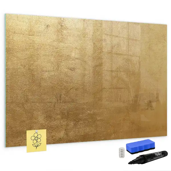 Beschrijfbaar glazen magneetbord met design decoratieve wanddecoratie