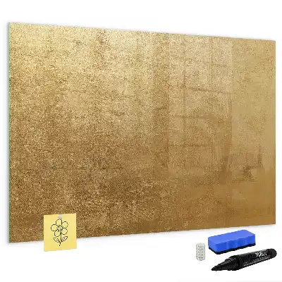 Beschrijfbaar glazen magneetbord met design decoratieve wanddecoratie
