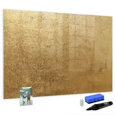 Beschrijfbaar glazen magneetbord met design decoratieve wanddecoratie