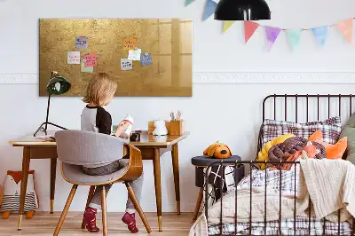 Beschrijfbaar glazen magneetbord met design decoratieve wanddecoratie