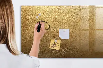 Beschrijfbaar glazen magneetbord met design decoratieve wanddecoratie