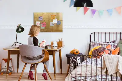 Beschrijfbaar glazen magneetbord met design decoratieve wanddecoratie