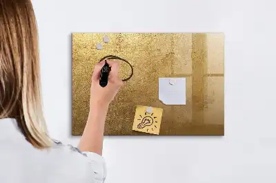 Beschrijfbaar glazen magneetbord met design decoratieve wanddecoratie