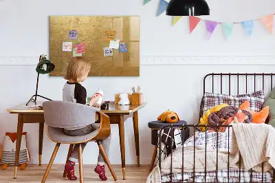 Beschrijfbaar glazen magneetbord met design decoratieve wanddecoratie
