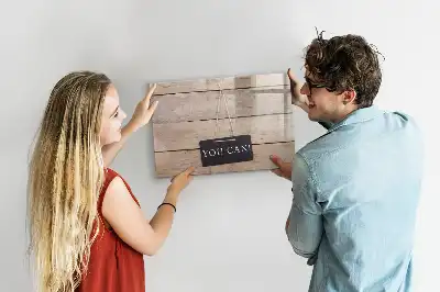 Magnetisch glazen schrijfbord voor notities en foto's in een stijlvol design