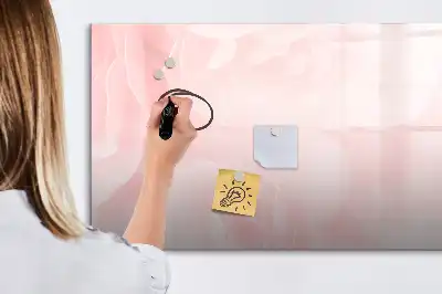 Beschrijfbaar glazen magneetbord motief bloeiende rozen