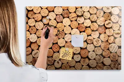 Glazen magneetbord met design beschrijfbaar