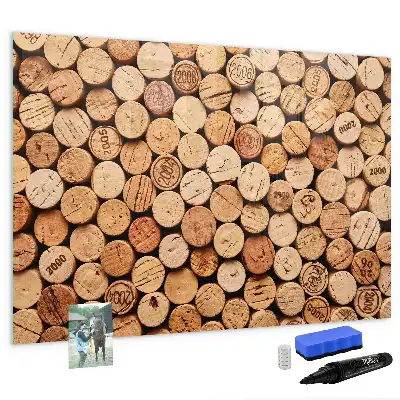 Glazen magneetbord met design beschrijfbaar