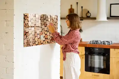 Glazen magneetbord met design beschrijfbaar