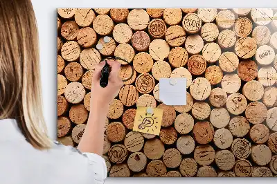 Glazen magneetbord met design beschrijfbaar