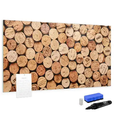 Glazen magneetbord met design beschrijfbaar