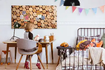 Glazen magneetbord met design beschrijfbaar