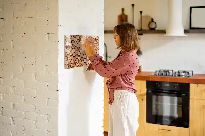 Glazen magneetbord met design beschrijfbaar