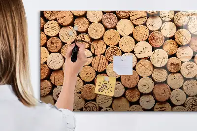 Glazen magneetbord met design beschrijfbaar