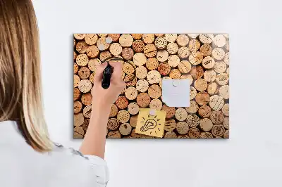 Glazen magneetbord met design beschrijfbaar