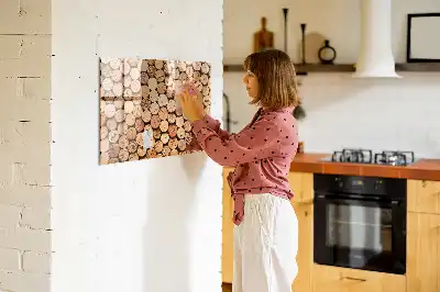 Glazen magneetbord met design beschrijfbaar