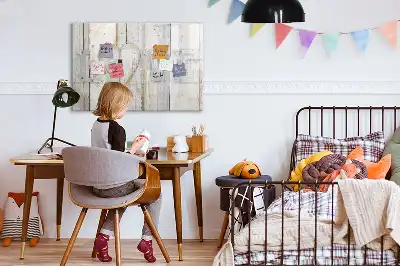 Beschrijfbaar glazen magneetbord met liefdestekst design