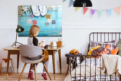 Magnetisch glazen schrijfbord voor notities en foto's vakantie-accessoires
