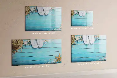 Magnetisch glazen schrijfbord voor notities en foto's vakantie-accessoires