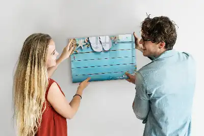Magnetisch glazen schrijfbord voor notities en foto's vakantie-accessoires