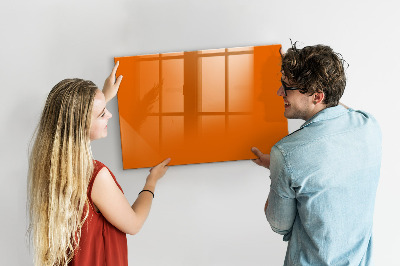 Magneetbord Oranje kleur