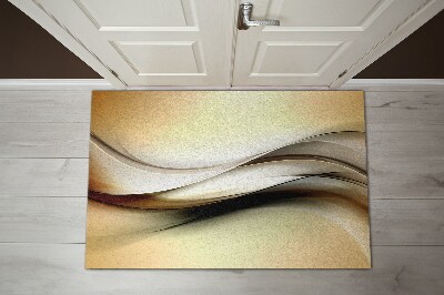 Deurmat binnen Gouden abstractie