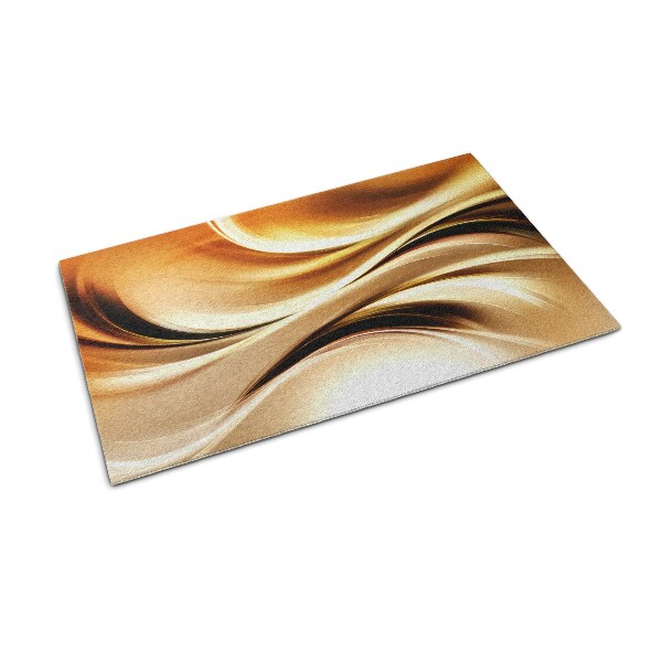 Deurmat binnen Gouden abstractie