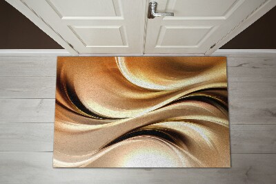 Deurmat binnen Gouden abstractie