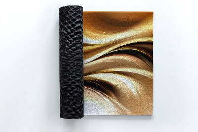 Deurmat binnen Gouden abstractie