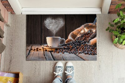 Deurmat binnen Koffiehart