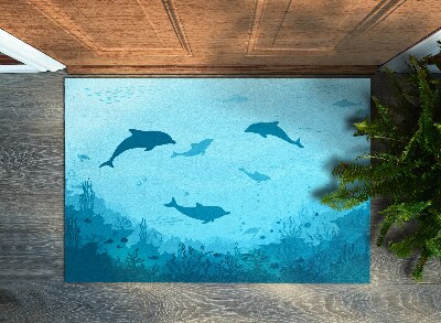 Binnen deurmat Dolfijnen