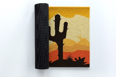 Deurmat binnen Woestijncactus