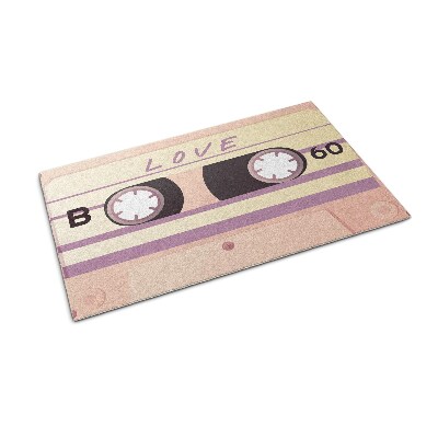 Deurmat Retro Love Cassette