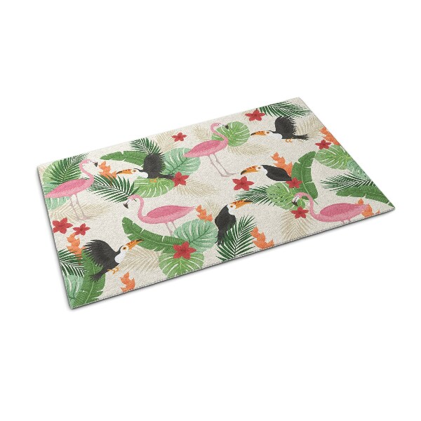 Deurmat binnen Flamingo Birds