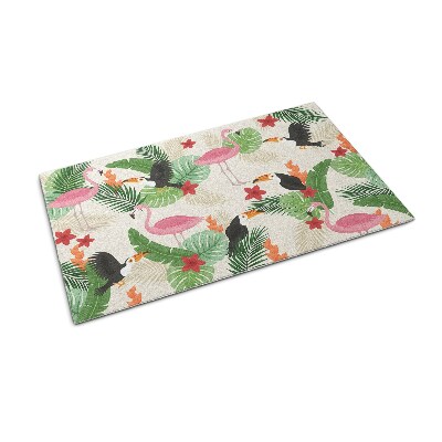 Deurmat binnen Flamingo Birds