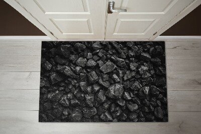 Binnen deurmat Zwarte stenen