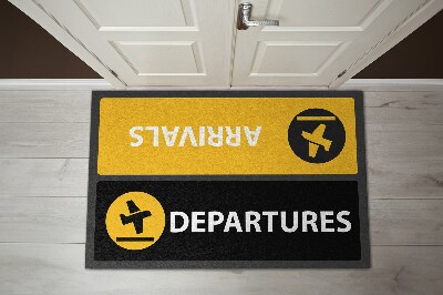 Binnen deurmat Arrivals Departures