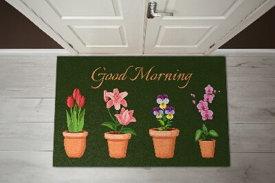 Binnen deurmat Good morning