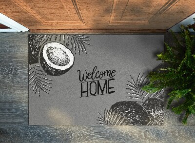Deurmat binnen Welcome Home Kokosnoot