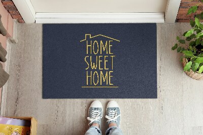 Inloopmat Home sweet home Huisscriptie