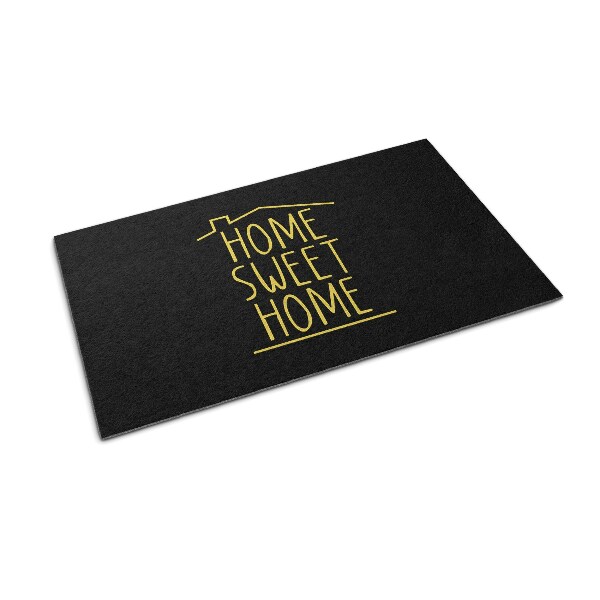 Inloopmat Home sweet home Eenvoudige inscriptie